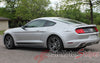 Detailed view of 2015-2017 Ford Mustang Digital Fade Faded Rocker Stripes Lower Door Panel Vinyl Graphic 3M Decals