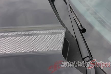 2015-2017 Ford Mustang Digital Fade Faded Hood Spears Stripes Vinyl Graphic 3M Decals - Front Hood Close View