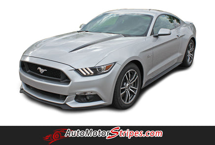 2015-2017 Ford Mustang Digital Fade Faded Hood Spears Stripes Vinyl Graphic 3M Decals