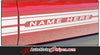 2010 - 2012 Ford Mustang Stampede Rocker Factory OEM Style Lower Rocker Stripes 3M Vinyl Graphics Decal - Text Options