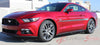 Detailed view of 2015-2017 Ford Mustang Lance Side Spike Spears Stripes Vinyl Graphics 3M Decals - Driver Side View