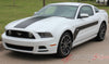 2013 2014 Ford Mustang Flight Hockey Style Vinyl Graphics 3M Decals - Hood and Side View