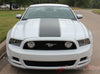 2013 2014 Ford Mustang Flight Hockey Style Vinyl Graphics 3M Decals - Hood View