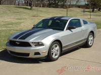2010 - 2012 Ford Mustang Wildstang Racing and Rally Stripes 3M Vinyl Decal Graphics - Front Side View