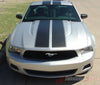 2010 - 2012 Ford Mustang Wildstang Racing and Rally Stripes 3M Vinyl Decal Graphics - Front View