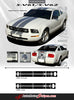 2005 - 2009 Ford Mustang SV-6 V6 Racing and Lemans 10" Rally Stripes Vinyl Graphics 3M Decals