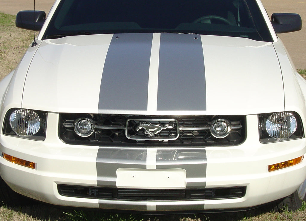 2005-2009 Ford Mustang SV-6 V6 Racing and Lemans 10" Rally Stripes Vinyl Graphics 3M Decals