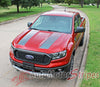 Ford Ranger Hood Decals NOMAD HOOD Split Hood Stripes Vinyl Graphics Decals Kit 2019 2020 2021 2022