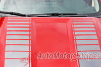 Ford Ranger Hood Decals NOMAD HOOD Split Hood Stripes Vinyl Graphics Decals Kit 2019 2020 2021 2022 2023