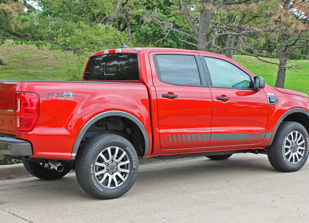 2019-2023 Ford Ranger NOMAD Lower Rocker Panel Stripes Door Accent Vinyl Graphic 3M Decal