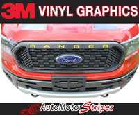 Ford Ranger GRILL LETTERS Decals Name Text Vinyl Graphics Kit fits 2019 2020 2021 2022 2023
