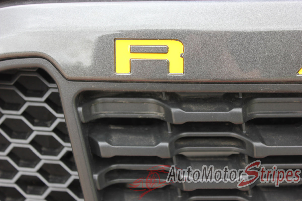 2019-2023 Ford Ranger Decals GRILL TEXT Letters Decals Vinyl Graphics ...