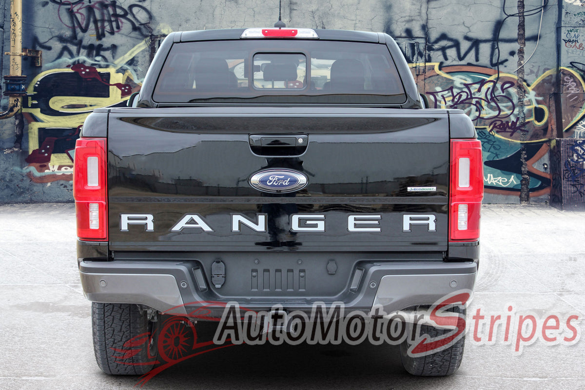 2019-2023 Ford Ranger Decals TAILGATE TEXT Letters Decals Vinyl ...