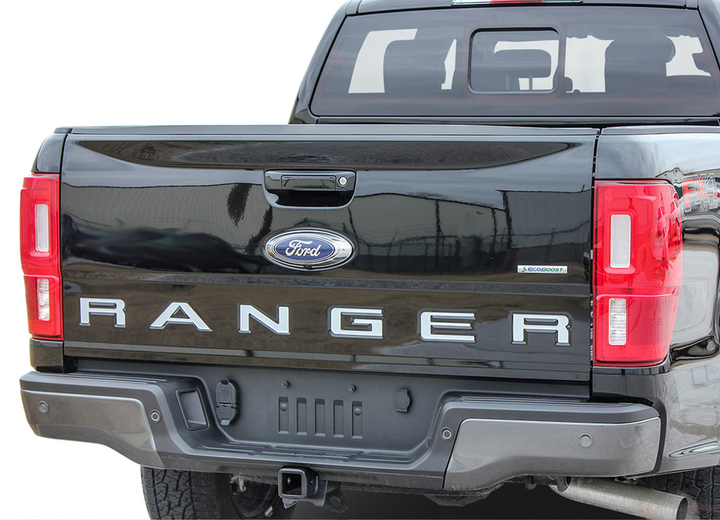 Ford Ranger TAILGATE LETTERS Decals Name Text Vinyl Graphics Kit fits 2019-2023