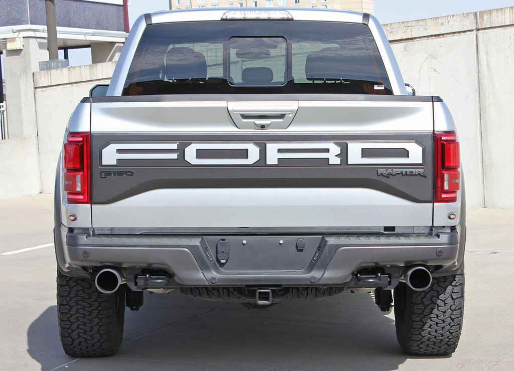 Ford Raptor Tailgate Decals VELOCITOR TAIL GATE Rear Letter Text Decals Vinyl Graphics Kit 2018-2020
