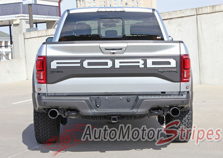 Ford Raptor Tailgate Decals VELOCITOR TAIL GATE Rear Letter Text Decals Vinyl Graphics Kit 2018 2019 2020