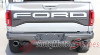 Ford Raptor Tailgate Decals VELOCITOR TAIL GATE Rear Letter Text Decals Vinyl Graphics Kit 2018 2019 2020