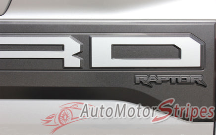 Ford Raptor Tailgate Decals VELOCITOR TAIL GATE Rear Letter Text Decals Vinyl Graphics Kit 2018 2019 2020