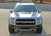 Ford Raptor Hood Decals VELOCITOR HOOD Split Hood Stripes Vinyl Graphics Decals Kit 2018 2019 2020