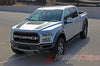 Ford Raptor Hood Decals VELOCITOR HOOD Split Hood Stripes Vinyl Graphics Decals Kit 2018 2019 2020