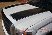 2014-2017 GMC Sierra Rally OE Factory Style Edition Truck Hood Tailgate Racing Stripes Vinyl Graphics - Close Hood View