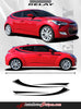 2011-2017 Hyundai Veloster Relay Upper Side Accent Door Panel Vinyl Graphics 3M Striping Decals