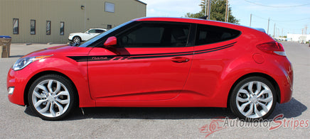 2011-2017 Hyundai Veloster Rush Upper Body Accent Door Panel Vinyl Graphics 3M Striping Decals