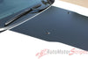 Detailed view of 2018-2025  Jeep Cherokee Trailhawk Hood Decal T-Hawk Center Blackout Vinyl Graphic Stripes