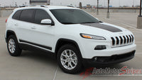 2014 Detailed view of 2015-2025  Jeep Cherokee Brave Lower Rocker Panel Accent Vinyl Decal Graphic 3M Stripes