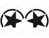 2020 2021 2022 2023 2024 Jeep Gladiator Alpha Side Star Decal OEM Factory Style Body Vinyl Graphic Stripes Kit