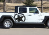 Detailed view of 2021-2026 Jeep Gladiator Legend Side Star Decal OEM Factory Style Body Vinyl Graphic Stripes Kit