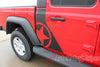 Detailed view of 2021-2026 Jeep Gladiator Omega Side Star Decal OEM Factory Style Body Vinyl Graphic Stripes Kit