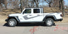 2020 2021 2022 2023 2024 Jeep Gladiator Side Vinyl Graphics PARAMOUNT DIGITAL Side Decal OEM Factory Style Body Stripes Kit