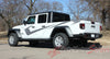 Detailed view of 2021-2025 Jeep Gladiator Side Vinyl Graphics PARAMOUNT DIGITAL Side Decal OEM Factory Style Body Stripes Kit