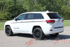 Detailed view of 2011-2021 Jeep Grand Cherokee Side Door Decal Pathway Pin Stripe Vinyl Graphic Stripes