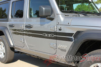 2018-2026 Jeep Wrangler JL Havoc Side Door Decals Vinyl Graphic Body Stripes Kit