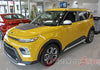 Detailed view of 2021-2025 2025 Kia Soul Hood Decals and Rear Body Vinyl Graphic Stripes Kit