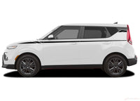 Detailed view of 2020-2025 Kia Soul Door Decals Oversoul Side Body Vinyl Graphics Accent Stripes Kit