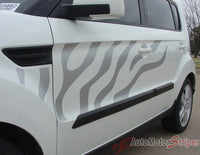 2010-2013 Kia Soul Soul Cat Hood Rear Jungle Animal Factory Style Side Rear Vinyl Graphics