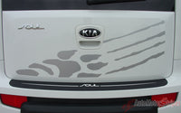 2010-2013 Kia Soul Soul Cat Hood Rear Jungle Animal Factory Style Side Rear Vinyl Graphics