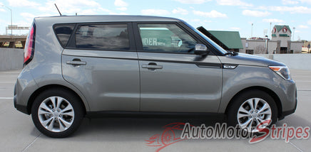 2014 - 2016 Kia Soul Ensoul Upper Body Accent Side Vinyl Graphics Decals 3M Stripes