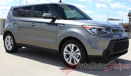 2014 - 2016 Kia Soul Ensoul Upper Body Accent Side Vinyl Graphics Decals 3M Stripes
