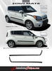 2010-2013 Kia Soul Soul Mate Upper Body Accent Side Stripes Vinyl Graphics