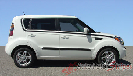 2010-2013 Kia Soul Soul Mate Upper Body Accent Side Stripes Vinyl Graphics