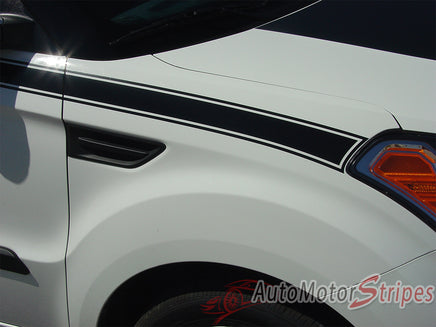 2010-2013 Kia Soul Soul Mate Upper Body Accent Side Stripes Vinyl Graphics