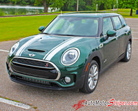 2016 2017 2018 Mini Cooper Clubman Hood Racing Stripes Vinyl Graphics 3M Decal Striping