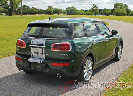 2016 2017 2018 Mini Cooper Clubman S-Type Rally Hood Racing Stripes Vinyl Graphics 3M Decal Striping