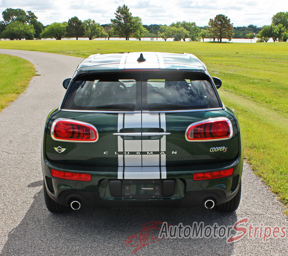 2016-2019 Mini Cooper Clubman S-Type Rally Hood Stripes Graphic Decal ...