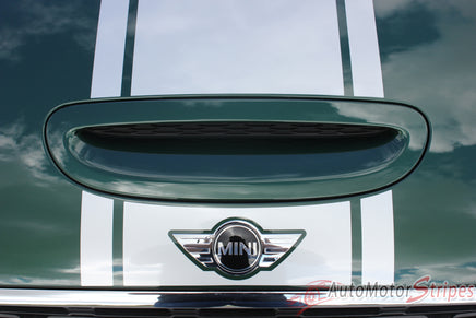 2016 2017 2018 Mini Cooper Clubman S-Type Rally Hood Racing Stripes Vinyl Graphics 3M Decal Striping