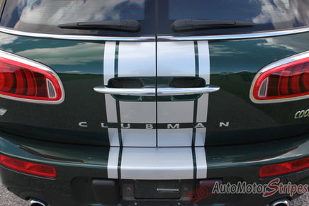 2016 2017 2018 Mini Cooper Clubman S-Type Rally Hood Racing Stripes Vinyl Graphics 3M Decal Striping